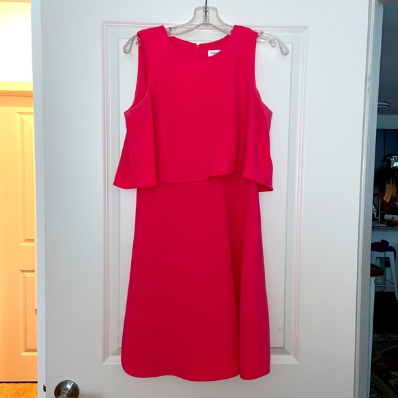 Calvin Klein Dresses & Skirts - CALVIN Klein Women’s Hot Pink Business-Style Dress Size 6